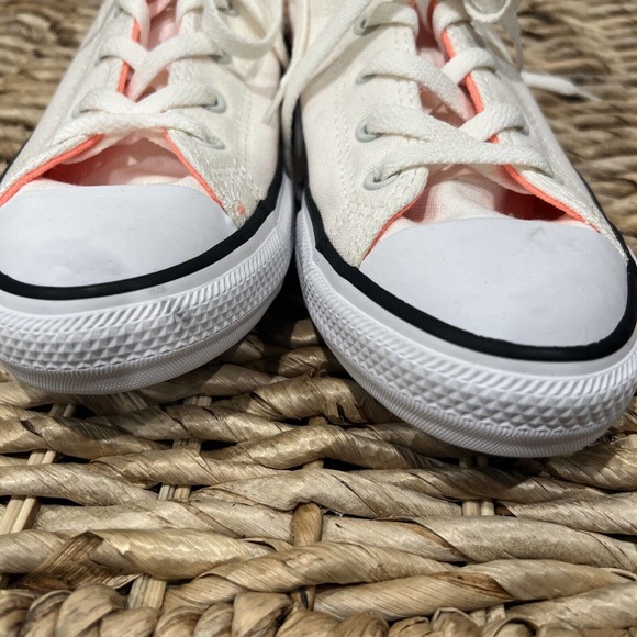 Converse Juniors shoes 4 Chuck Taylor double tongue all star OX‎ Hyper Orange - Picture 13 of 16